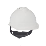 MSA Safety 10034018 V-Gard 500 - Tapa de protección con ventilación y suspensión de carraca de 4 puntos Fas Trac, Blanco, 6-1/2 to 8