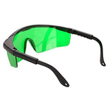 Gafas de seguridad protectoras, gafas de visibilidad láser Gafas de mejora Gafas para nivel láser Protección ocular Gafas de seguridad, gafas de protección láser(Verde)