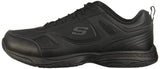 Skechers, Tenis para Trabajo para Hombre, Dighton 77111, Negro, 27 Ancho Medio