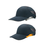 Gorra de Golpe de Seguridad con Rayas Reflectantes Ligero y Transpirable Hard Hard Hard Casco Casco Lugar de Trabajo Sombrero de construcción (Color : Dark Blue 1)