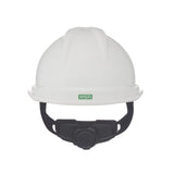 MSA Safety 10034018 V-Gard 500 - Tapa de protección con ventilación y suspensión de carraca de 4 puntos Fas Trac, Blanco, 6-1/2 to 8