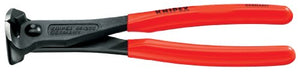 KNIPEX Pinzas de corte final, rojo y plateado