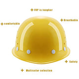 HARDHAT Casco Resistente, Casco FRP: DiseñO De Malla Transpirable, Casco De Seguridad De ConstruccióN con Sistema De SuspensióN Ajustable De 4 Puntos.