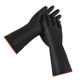 NC Látex Caucho Guantes industriales Resistentes a ácidos y álcalis Impermeables Protección Laboral Resistente al Desgaste Trabajo Engrosado Anti-químicos Laboratorio Anti-corrosión