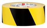 3M, Cinta para Ductos, Advertencia de Peligro, Color Negro con Amarillo, 48 mm x 22,8 m