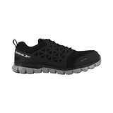 Reebok - Zapatos para hombre Work RB4041 Sublite Cushion, puntera de seguridad, atléticos, industriales y de construcción, negros, 8.5 de ancho