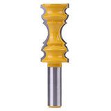 1/2"Shank Router Bit Large Elaborated Milling Cutter Chair Rail Moulding para herramienta de carpintería