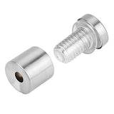 20PCS M12 * 20mm soporte de acero inoxidable tornillo perno accesorios publicidad fijación Pin soporte de vidrio soporte de perno de montaje