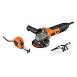 COMBO DE ESMERILADORA 4 1/2", PROFESIONAL, 800W MARCA TRUPER. 100250