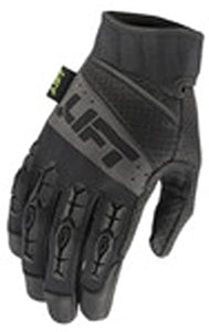 LIFT Safety GTA-17KK1L - Guantes de piel auténtica (negro/negro), par antivibraciones, talla XL