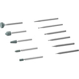 Dremel 729-01 Kit de accesorios para herramientas giratorias de tallado y grabado, juego surtido de 11 piezas, perfecto para uso en madera, metal y vidrio