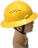 Noa Store Casco duro de ala completa con carcasa de polietileno de alta densidad y casco de seguridad de trabajo de suspensión rápida, ala corta para una mejor visibilidad, cumple con todos los requisitos para el casco de impacto superior tipo 1, color am