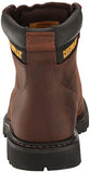 Cat Footwear Botas de trabajo Second Shift con puntera de acero para hombre, Café Oscuro, 9 Wide