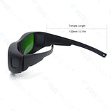 FreeMascot Lentes IPL 200 nm-2000 nm con protección ocular láser para bronceado, depilación láser, terapia de luz roja (verde)