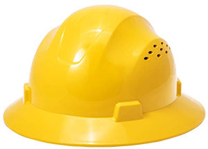 Noa Store Casco duro de ala completa con carcasa de polietileno de alta densidad y casco de seguridad de trabajo de suspensión rápida, ala corta para una mejor visibilidad, cumple con todos los requisitos para el casco de impacto superior tipo 1, color am