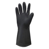 Guantes resistentes a los químicos, guantes de goma de limpieza reutilizables impermeables, 1 par