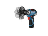 BOSCH GSR12V-300FCB22 12V Max EC Sistema de taladro/destornillador 5 en 1 con (2) baterías de 2.0 Ah