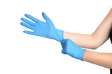 Guantes Desechables De Nitrilo - Libre de Látex - Resistentes - Ideales para medicina - Azules - Cajas con 100 piezas c/u - Talla Mediana