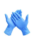 Guantes de Nitrilo [200 piezas, Color Azul] Sin Látex, Sin Polvo, Desechable (Medium)