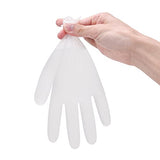 Schneider Guantes de examen de vinilo transparente, sin látex, guantes desechables, guantes médicos, guantes de limpieza, guantes de preparación de alimentos, guantes de goma seguros para alimentos, sin polvo, no estériles, funda de 1000 quilates, 4 mil (