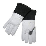 PRMAL Soldador Spot TIGNO Guantes de Soldadura Sensibles Suaves 30 cm (12") Guantes de Piel de Cabra Guantes de Soldadura de Manguitos de Cuero Peso Ligero y ampliamente Utilizado