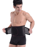 YZSHOUSE Terapia De Calor Faja Lumbar para Espalda Cinturón De Soporte Lumbar Aliviar Dolor Y Lesiones Ciática Faja Lumbar Deportiva para Hombre Y Mujer Negro (Size : XXL/XX-Large)