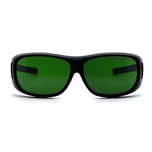 FreeMascot Lentes IPL 200 nm-2000 nm con protección ocular láser para bronceado, depilación láser, terapia de luz roja (verde)