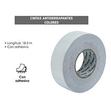 Cinta Antiderrapante 25mmx18.3m Transparente 1"