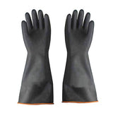 Guantes de protección resistentes a los productos químicos, guantes de trabajo resistentes, guantes de trabajo de seguridad química, guantes de trabajo resistentes a ácidos fuertes alcalinos y aceite, 35 cm