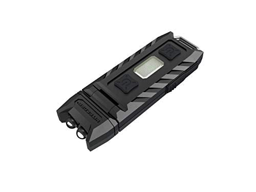 Nitecore Thumb - Llavero inclinable de 85 LM, Color Negro