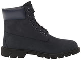 Timberland Botas básicas impermeables para hombre de 15,2 cm con cuello acolchado, Azul marino (Navy Nubuck), 9 US