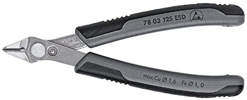 KNIPEX Tools - Cuchillos electrónicos, acero INOX, ESD (7803125ESD)