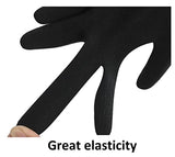 Guantes de látex de espuma duradera de doble revestimiento antiestático resistente guantes de trabajo impermeables guantes de jardín (guantes verdes látex negro, M, 12 pares)