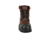 Swissbrand Botas de Trabajo Industrial para Hombre con Casquillo (27, Café)