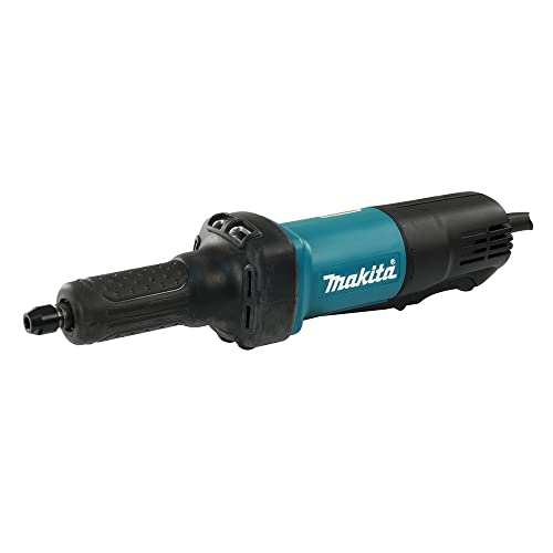 Makita GD0600 - Amoladora de troqueles con interruptor de paleta de 1/4 pulgadas, con interruptor CA/CC, color azul