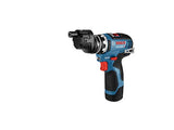 BOSCH GSR12V-300FCB22 12V Max EC Sistema de taladro/destornillador 5 en 1 con (2) baterías de 2.0 Ah