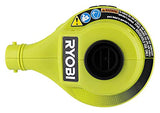 Ryobi P738 18V One+ iones de litio 18V One+ inflador de potencia de alto volumen / desinflador alimentado por batería para colchones e inflables recreativos (reacondicionado)