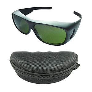 Gafas de protección láser IPL Gafas de seguridad UV 400 Protección de los ojos CE OD5+ 200nm-2000nm para tratamiento de depilación láser y cosmetología láser operador