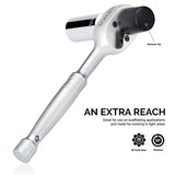 Neiko® 03029A 1/2-Inch Drive Scaffold Ratchet Wrench, Chrome Vanadium Steel | 7/8-Inch Deep Socket