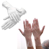 Exceart 50 Piezas Guantes de Látex Desechables Guantes de Examen Médico Guantes de Goma Guantes Sanos para La Limpieza del Hogar Comida Médica