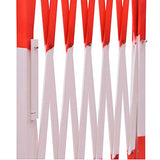 Barricada De Metal Expandible Industrial, Barrera De Seguridad Móvil, Valla De Tráfico Retráctil, Fácil De Mover Adecuado para Hospitales, Depósitos, Garajes (Color : Red, Tamaño : 1.2x4m)