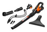 Worx WG545.9 Herramienta Multiusos de soplador de Aire de Trabajo de Litio