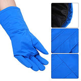 DAUERHAFT Guantes criogénicos Calientes, de -200 ℃ a -360 ℃ Resistentes a Bajas temperaturas Impermeables, Ligeros y Transpirables, para protección contra nitrógeno líquido a Prueba de frío