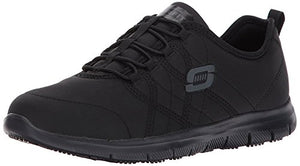 Skechers Ghenter Srelt Zapatos de Trabajo para Mujer, Negro, 7 US