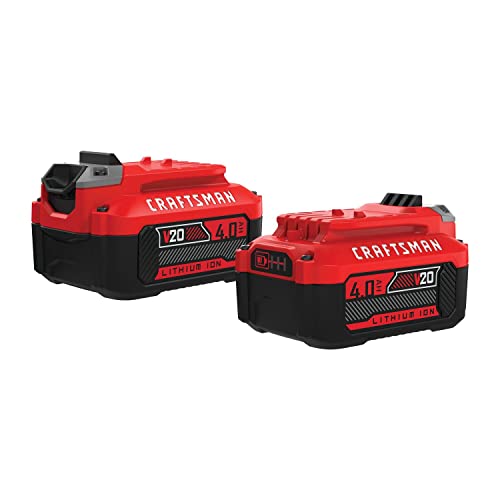 Craftsman Kit de Baterías de Ion Litio 20V 4.0Ah (2 Pack) CMCB204-2