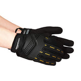 AmazonBasics Premium Impact Gloves, Black, S