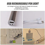 Paquete de 5 miniluces LED con batería recargable incorporada, cable USB de carga (cable USB incluido)