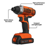 BLACK+DECKER, Taladro de Impacto BDCI20C 20V MAX Lithium