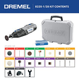 Dremel 8220-1/28 Herramienta rotativa con 1 aditamento y 28 accesorios