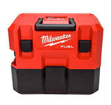 Milwaukee 0960-20 M12 Combustible 12V iones de litio inalámbrico 1.6 galones Aspiradora húmeda/seca (solo herramienta)